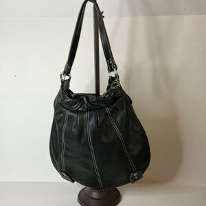 Fossil large key shoulder bag black 14x13 straps are 17”